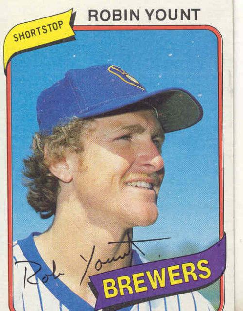 ROBIN YOUNT MILAWAUKEE BREWERS BASEBALL CARD