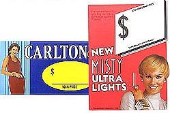 Cigarette Store Display Signs