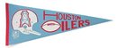 Houston Oilers Pennant and Pin
