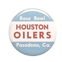 Houston Oilers Pennant and Pin
