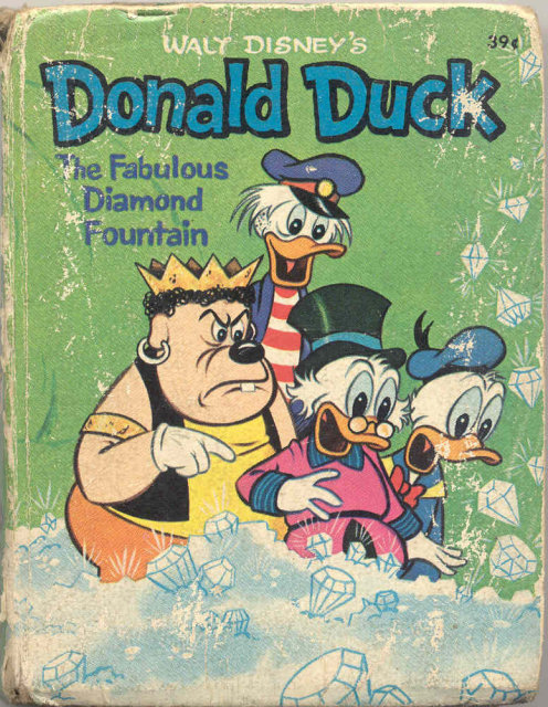 Donald Duck Fabulous Diamond Mine Book 1967
