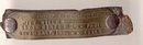 Leather Dog Tag - Vintage 1950s