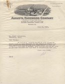 Augusta Hardwood Mill Letter