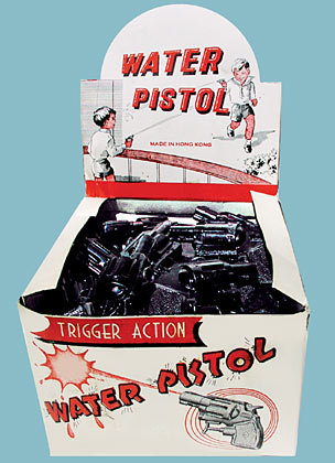 Water Pistol Toy Gun Store Display Box Full