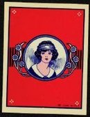 MAID BANDANA BROOM LABEL ~ OLD VINTAGE