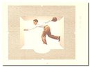 MALE BOWLING POSTER SIGN ~ vintage ice cream