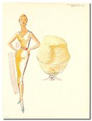 Model Lady Ice Cream Poster