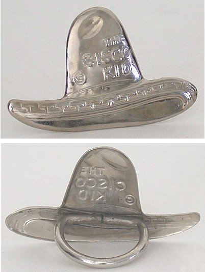 Cisco Kid Ring 1950s Toy