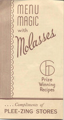 VINTAGE MOLASSES PAMPHLET ~ plee-zing stores
