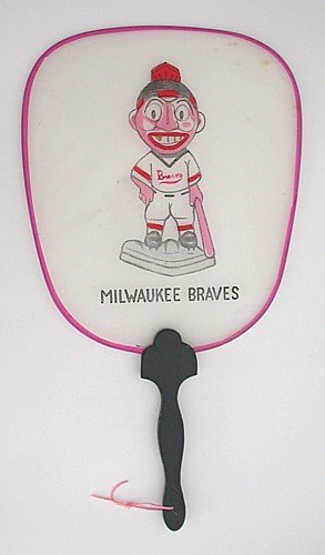 Milwaukee Braves Baseball Silk Fan Toy