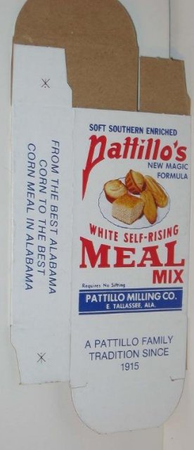 Patillos Corn Meal Breakfast Box 1940s