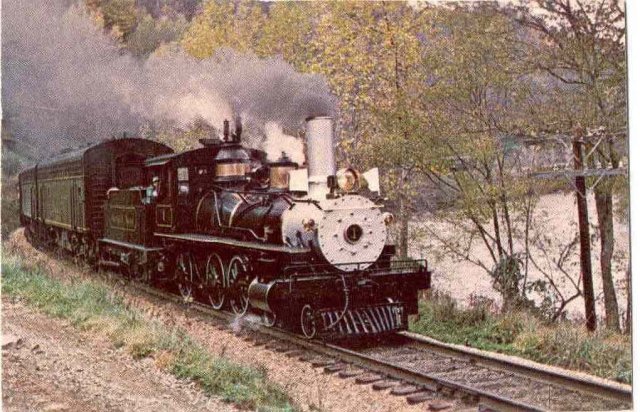 VINTAGE RAILROAD POSTCARD ~ CLINCHFIELD NORTH CAROLINA