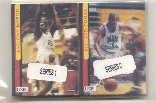VINTAGE BASKETBALL CARDS ~ 1997 USBL TRADING CARD PACKS