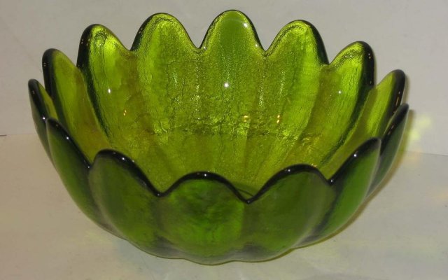 Viking Glass Fluted Bowl