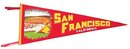SAN FRANSICO CALIFORNIA FELT PENNANT 1950S