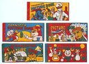5 VINTAGE JAPAN TRANSFER PICTURE TOY BOOKS