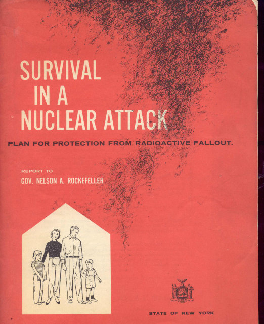 Old Vintage 1960 Survival of Nuclear Attack Book