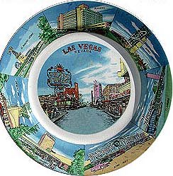 Las Vegas Souvenir Plate