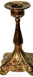 Metal Noveau Candlestick 1910