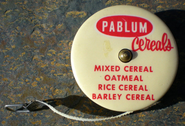 Pablum Cereal Tape Measure