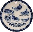 ST. PETERSBURGH FLORIDA PLATE * OLD VINTAGE