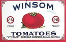 2 VINTAGE TOMATO GREEN BEAN VEGETABLE SIGNS