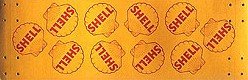OLD VINTAGE SHELL OIL GAS SIGN
