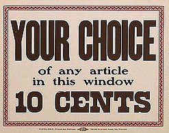 VINTAGE STORE SIGNS * 10 OLD GROCERY SIGNS
