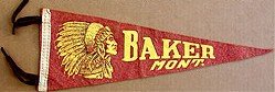 Baker Montana Felt Pennant