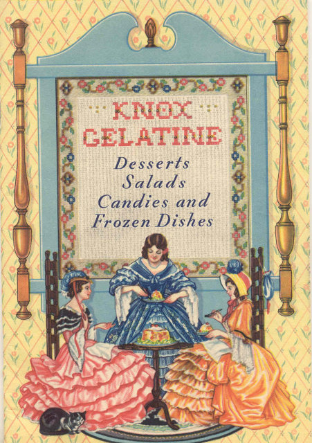 KNOX GELATIN RECIPE BOOKLET * OLD VINTAGE 1936 KNOX GELATINE BOOK