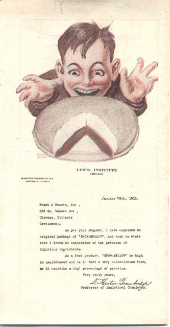 SNOW MELLOW CAKE BOOKLET * OLD VINTAGE 1913 SNOW-MELLOW CAKE RECIPE BOOKLET