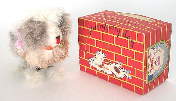 Jumping Dog Toy in Box