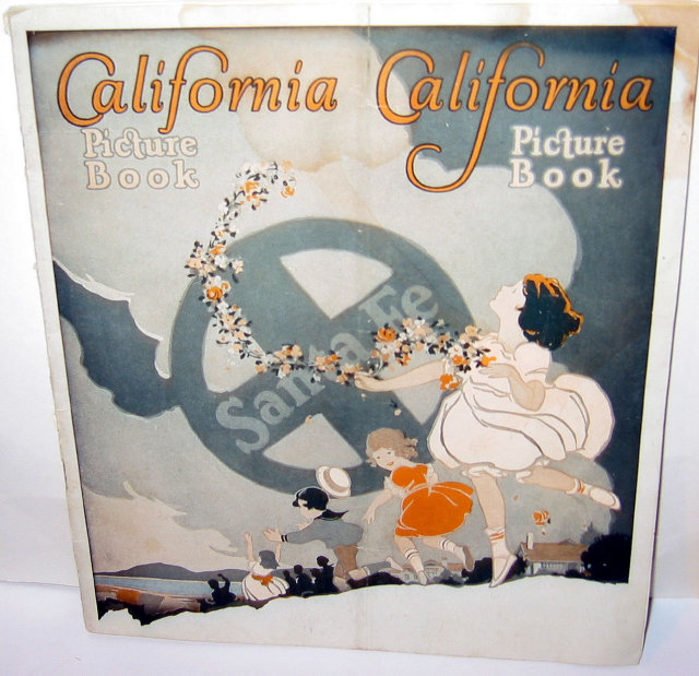 CALIFORNIA SOUVENIR BOOKLET * OLD VINTAGE CALIFORNIA SOUVENIR COLOR PHOTO BOOKLET