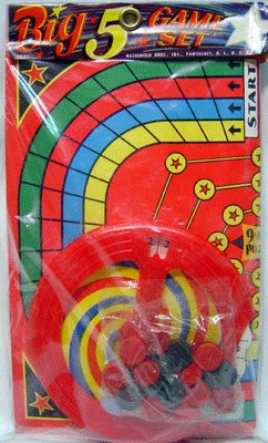 1950S HASBRO BIG GAME CHECKER SET TOY