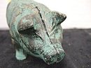 VINTAGE CAST IRON POT BELLY PIG
