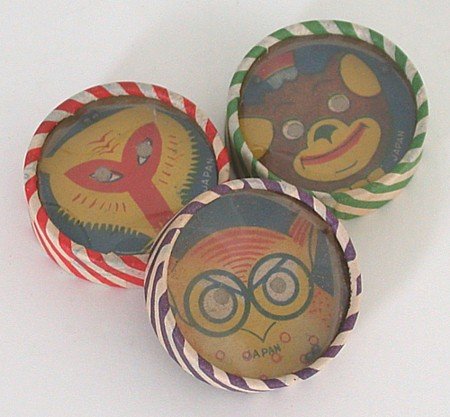 JAPAN TOY PUZZLES * 9 OLD VINTAGE JAPAN TOYS