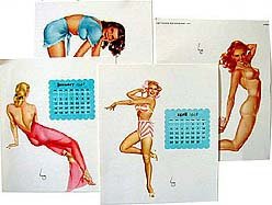 Varga Desktop Calendar Sheets