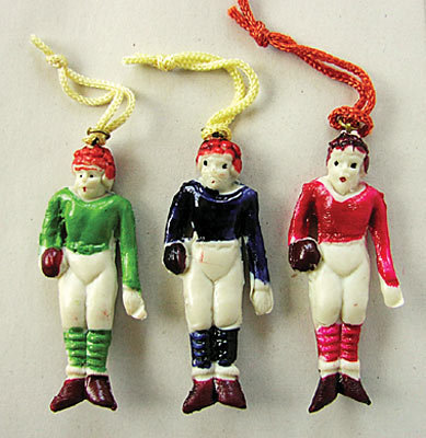 Football Dangler Toys - Vintage 1920s