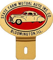 State Farm License Plate Topper