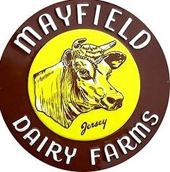 Mayfield Dairy Cow Jersey Sign