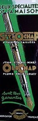Stylochap Fountain Pen Sign 1920s