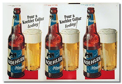 Koehler Beer Poster 1950s