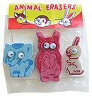 JAPAN GOOGLE ERASERS * 14 OLD VINTAGE