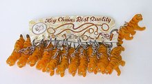 Flocked Tiger Keychain Display Toys