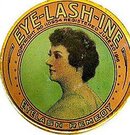 ANTIQUE EYELASH TIN * OLD VINTAGE makeup tin