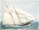 Yacht Ships Lithograph Art Prints