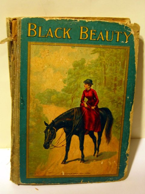 BLACK BEAUTY BOOK * ANTIQUE 1890S MCLOUGHLIN