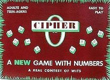 Cipher Board Game 1958 Toy