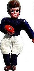 Celluloid Football Doll Toy