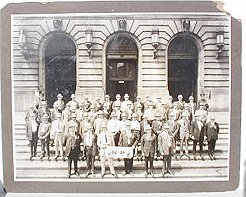 K OF P PHOTO * OLD VINTAGE CLEVELAND OHIO BW